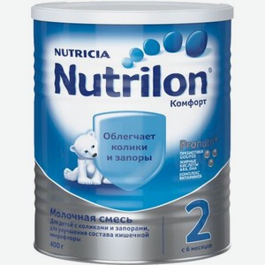 Смесь молочная Nutrilon Комфорт 2 с 6 месяцев 400 г