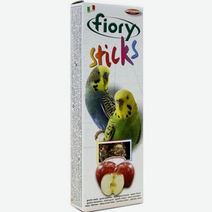 Лакомство Fiory Sticks для попугаев с яблоком 60г