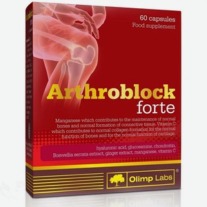 БАД OLIPM LADS Arthroblock Forte биологически активная добавка к пище, 900 мг, №60