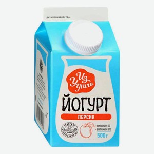 Йогурт питьевой Из Углича персик 1,5% 500 г