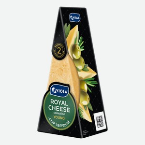 Сыр твердый Valio Royal cheese collection Young 40% БЗМЖ 200 г