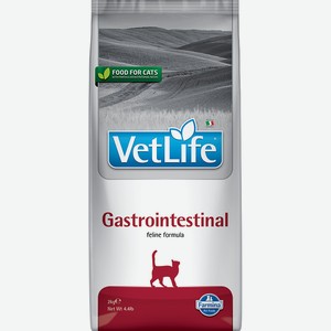 Сухой корм для кошек Farmina Vet Life Gastrointestinal Диетический при заболеваниях ЖКТ с курицей 2 кг