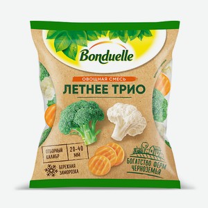 Овощная смесь Bonduelle Летнее трио свежезамороженная 400 г