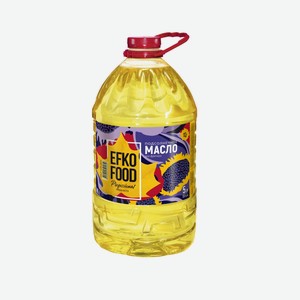 Подсолнечное масло Efko Food фритюрное 5 л