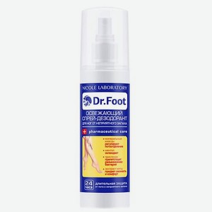 DR. FOOT Освежающий спрей-дезодорант для ног от неприятного запаха
