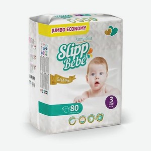 SLIPP BEBE Подгузники для детей JUMBO № 3
