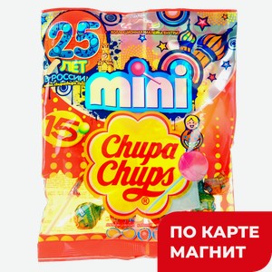 Леденцы на палочке ЧУПА ЧУПС, мини, 90г