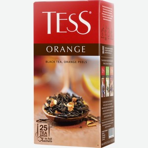 Чай черный TESS Orange байховый к/уп, Россия, 25 пак
