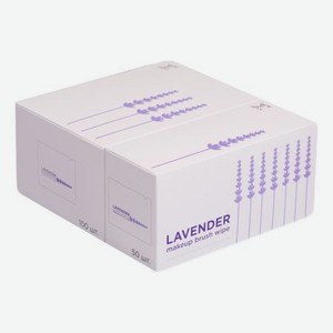 Очищающие салфетки для кистей с ароматом лаванды Lavender Makeup Brush Wipe: Салфетки 50шт