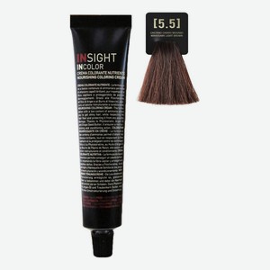 Крем-краска для волос с фитокератином Incolor Crema Colorante 100мл: 5.5 Махагоновый светло-коричневый
