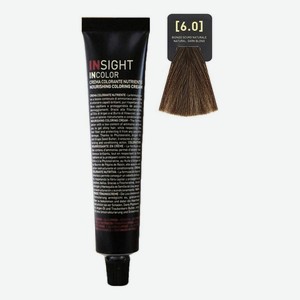 Крем-краска для волос с фитокератином Incolor Crema Colorante 100мл: 6.0 Темный блондин натуральный