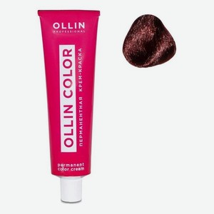 Перманентная крем-краска для волос Ollin Color 100мл: 5/6 Светлый шатен красный
