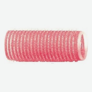 Бигуди-липучки для волос 24мм 12шт (розовые)