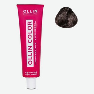 Перманентная крем-краска для волос Ollin Color 100мл: 4/1 Шатен пепельный