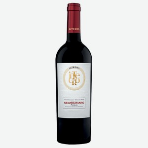 Вино INTEGRO Негроамаро, красное полусухое (Италия), 0,75л