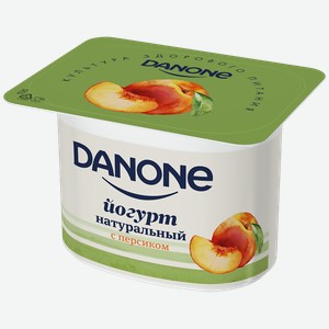 Йогурт ДАНОН, персик, 2,9%, 110г