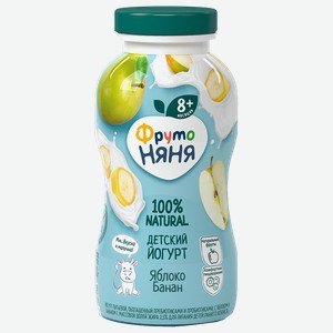 Йогурт ФРУТОНЯНЯ, Яблоко-банан, 2,5%, 200г
