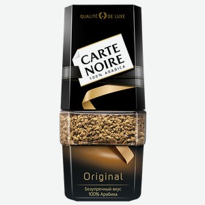 CARTE NOIRE Кофе натур раствор 190г ст/бан:6