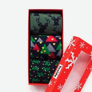 TEZIDO Подарочный набор новогодних носков