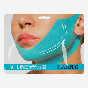 V-line cooling lifting face mask Маска-бандаж для коррекции овала лица с охлаждающим эффектом