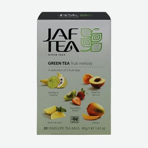 Чай зеленый Jaf Tea Green Fruit Melody 20пак