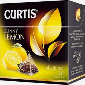 Чай черный Curtis Sunny lemon 20пир
