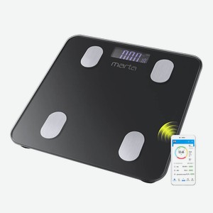 Весы напольные MARTA MT-1683 диагностические, умные с Bluetooth