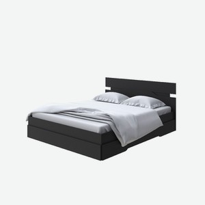 Кровать Milton (ЛДСП Черный) 80x190