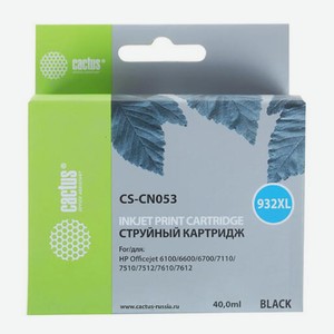 Картридж струйный CS-CN053 черный для №933 HP OfficeJet 6600 (40ml) Cactus