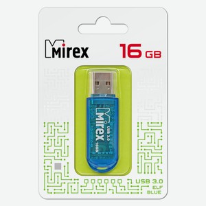 Флешка Elf USB 3.0 13600-FM3BEF16 16Gb Синяя Mirex