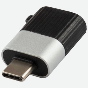 Переходник USB - USB Type-C Серебряно черный Red Line