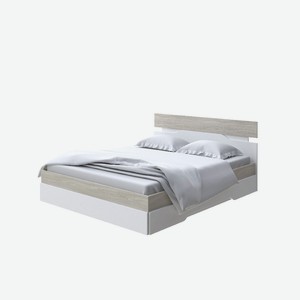 Кровать Milton (ЛДСП Ясень Шимо Светлый/Белый) 160x200