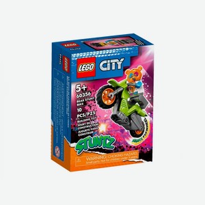 Конструктор LEGO City 60356 Лего Город  Трюковый мотоцикл медведя 