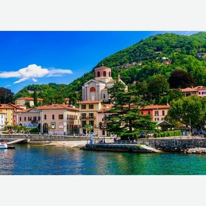 Картина по номерам 40х50 см Вид на озеро в Италии ХК-6212