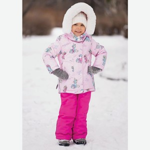 комплект (куртка+полукомбинезон) для девочки зимний  Нюша  batik р.86 цв.розовый арт.215-20з
