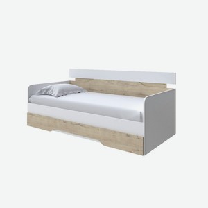 Кровать Milton (ЛДСП Белый/Бунратти) 160x200