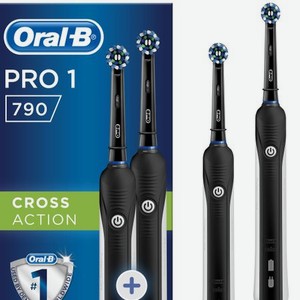 Набор электрических зубных щеток Oral-B Braun PRO 1 / 790 x2 Black