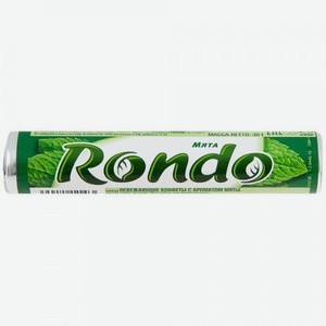 Леденцы Rondo со вкусом мяты, 30 г