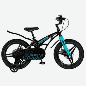 Велосипед детский Maxiscoo Cosmic делюкс плюс 18 дюймов черный аметист