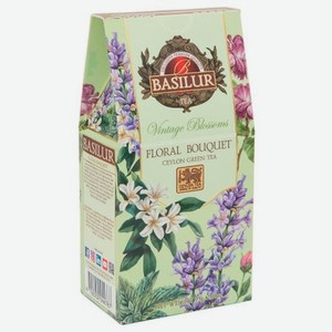 Чай зеленый Basilur Винтажные цветы Цветочный букет, 75 г