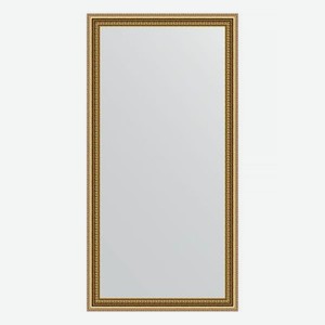 Зеркало в багетной раме Evoform бусы золотые 46 мм 52х102 см