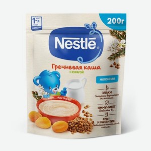 Гречневая молочная каша Nestle с курагой с 5 месяцев, 200 г