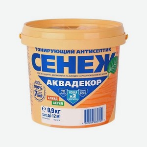 Антисептик Сенеж Аквадекор бесцветная 0,9 кг