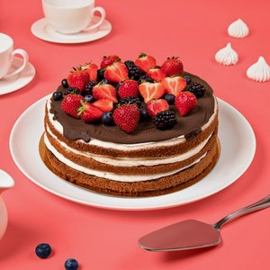 Торт мраморный с ягодой, кг
