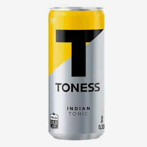 Напиток газированный Очаково TONESS INDIAN TONIC, 0,33 л