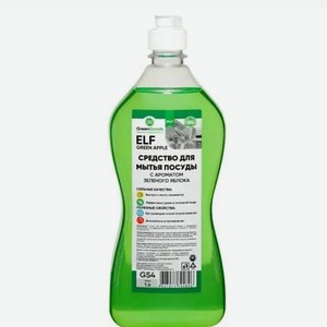 GREEN GOODS Средство для мытья посуды ELF Green Apple