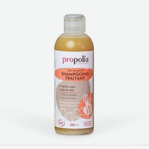Propolia Органический шампунь успокаивающий  Прополис, мёд, глина и красный можжевельник 