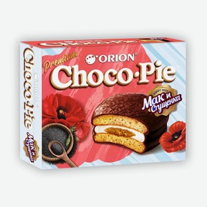 Пирожное Choco Pie Мак Сгущенка 360г