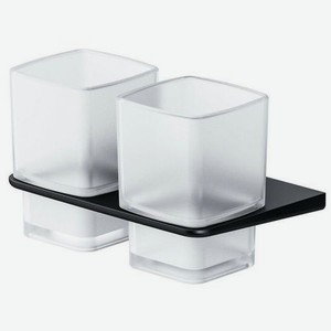 Двойной стеклянный стакан с настенным держателем AM.PM Inspire 2.0 A50A343422 черный