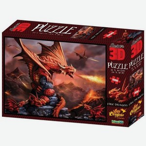 Пазл 3D  Огненный дракон  500 элементов PR10090